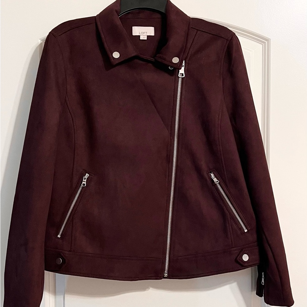 Loft Velvet Moto Jacket